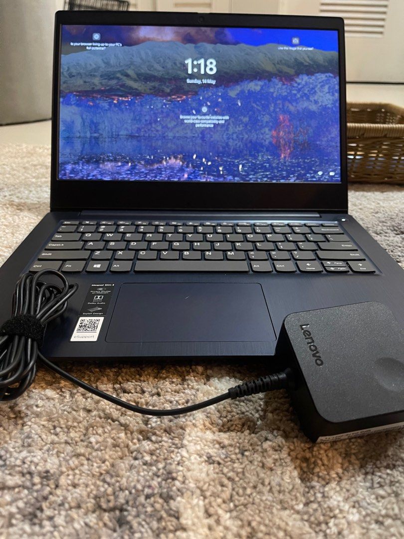 Lenovo Blue Laptop on Carousell