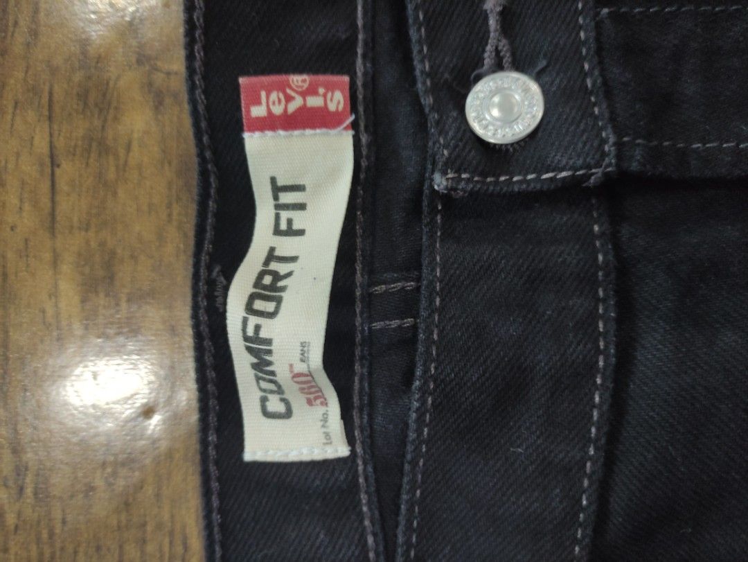 Black levi's 560 comfort shop fit jeans