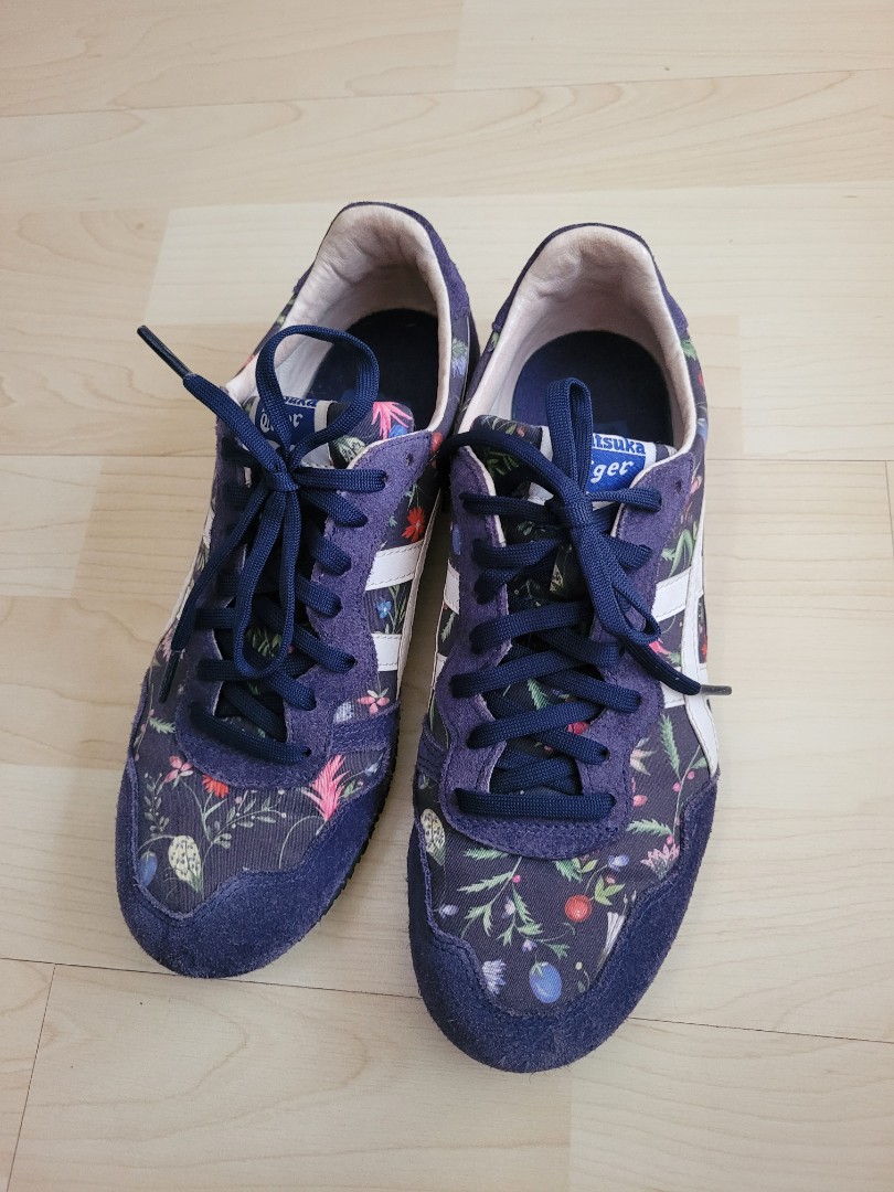 Limited edition floral Onitsuka Tigers, Women's Fashion, Footwear ...