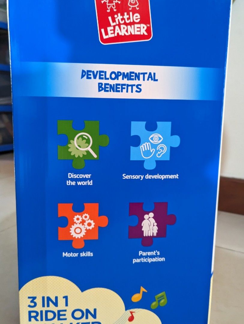 Little Learner 3 in 1 Ride On Walker, Babies & Kids, Infant Playtime on