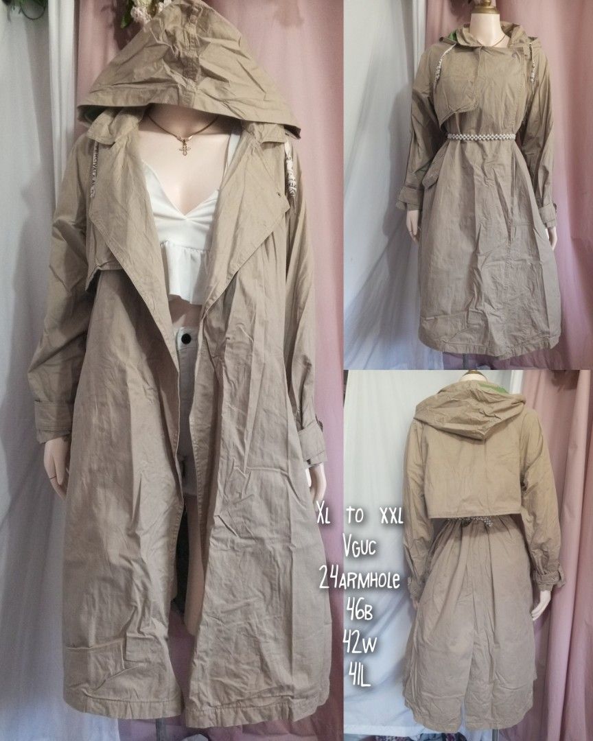 Long coat (Category: Coats, Jackets and Outerwear) located in Taguig. Submitted by jhen182325 (Listing ID 1231872115, Image 1). Description: Xl to xxl Vguc 24armhole 46b 42w 41L.