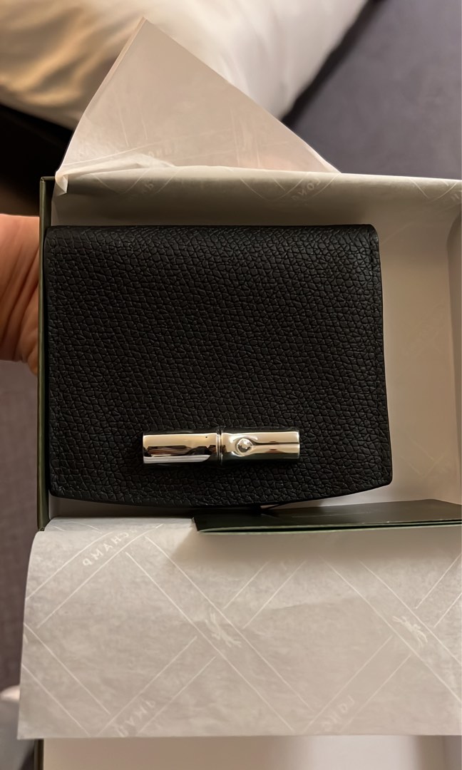 Longchamp Roseau wallet Women s Fashion Bags Wallets Wallets Card Holders on Carousell