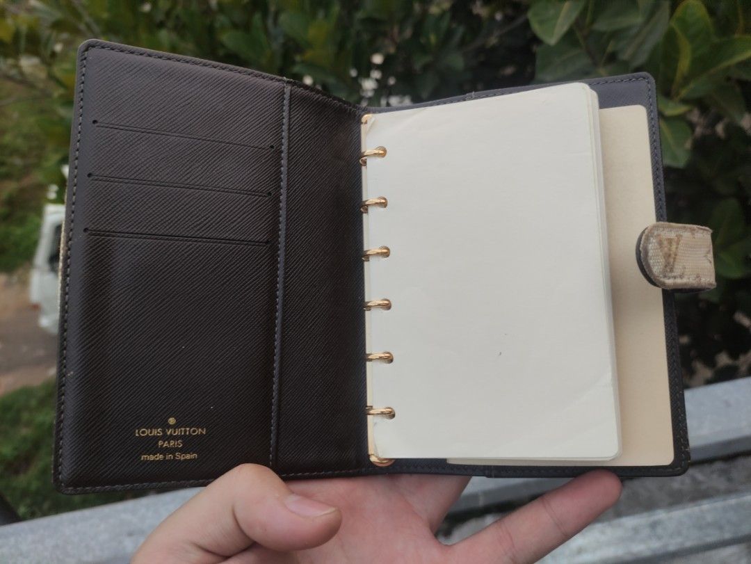 Louis Vuitton agenda minilin with fillers and address book, Luxury