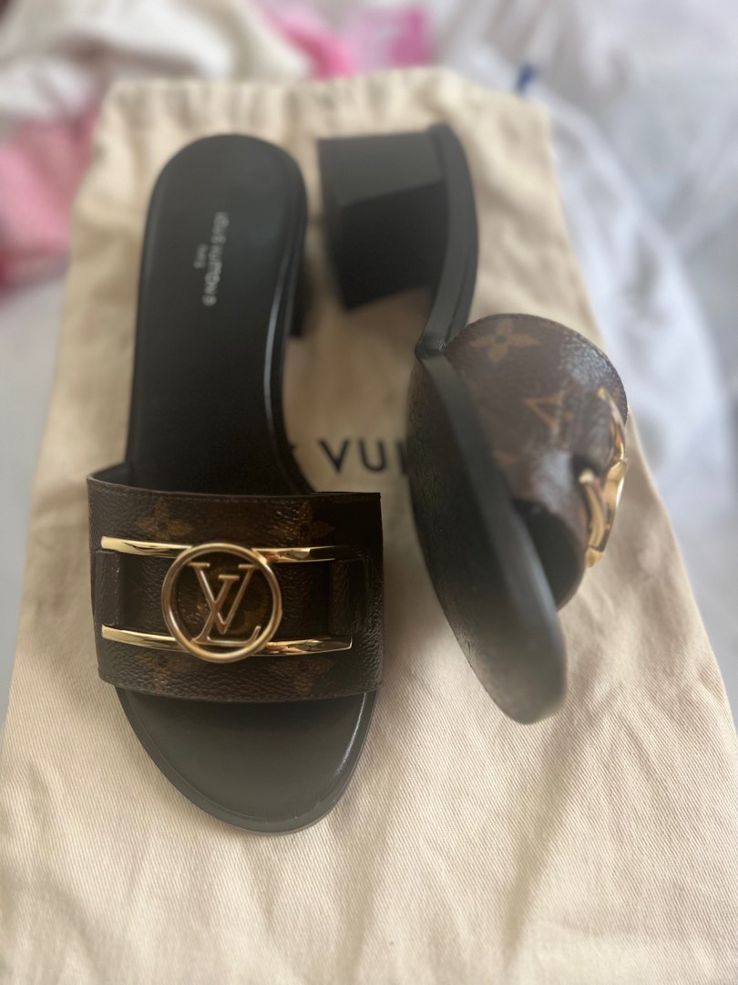 Louis Vuitton Lock it Mules on Carousell