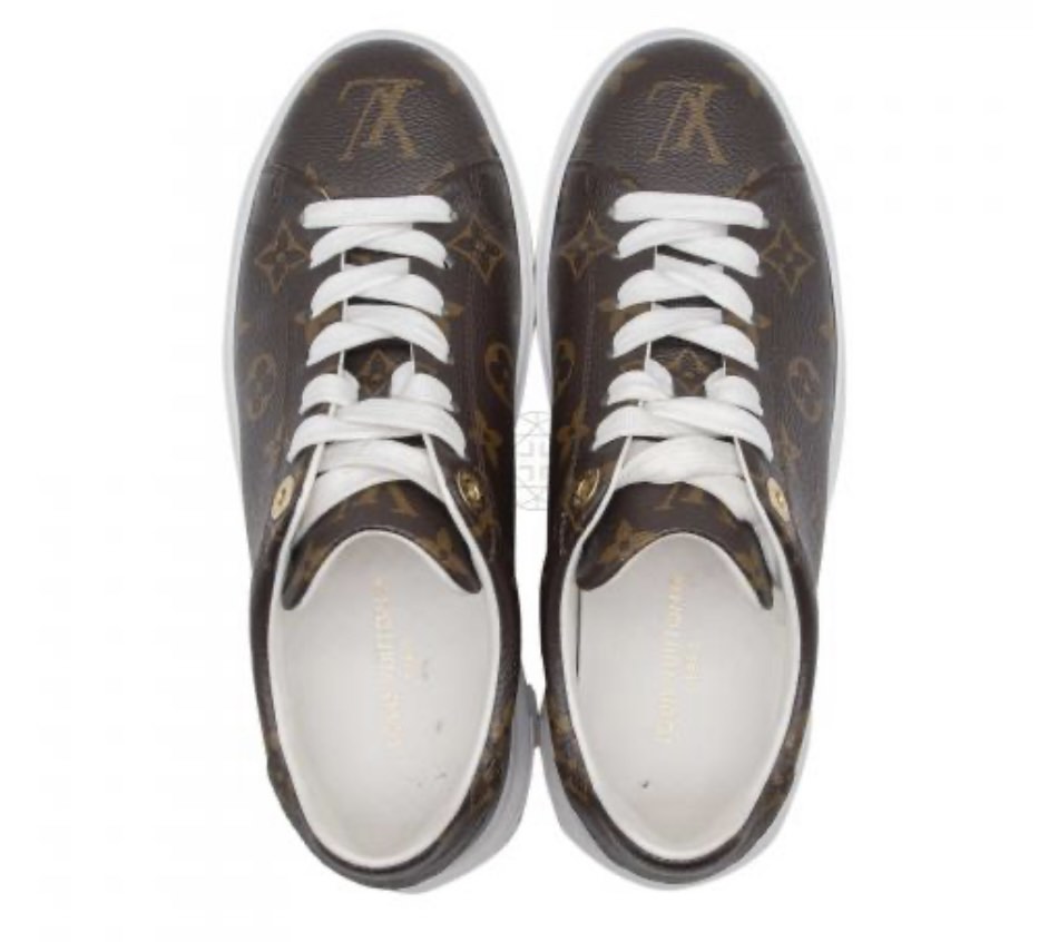 LV time out sneakers, Women's Fashion, Footwear, Sneakers on Carousell