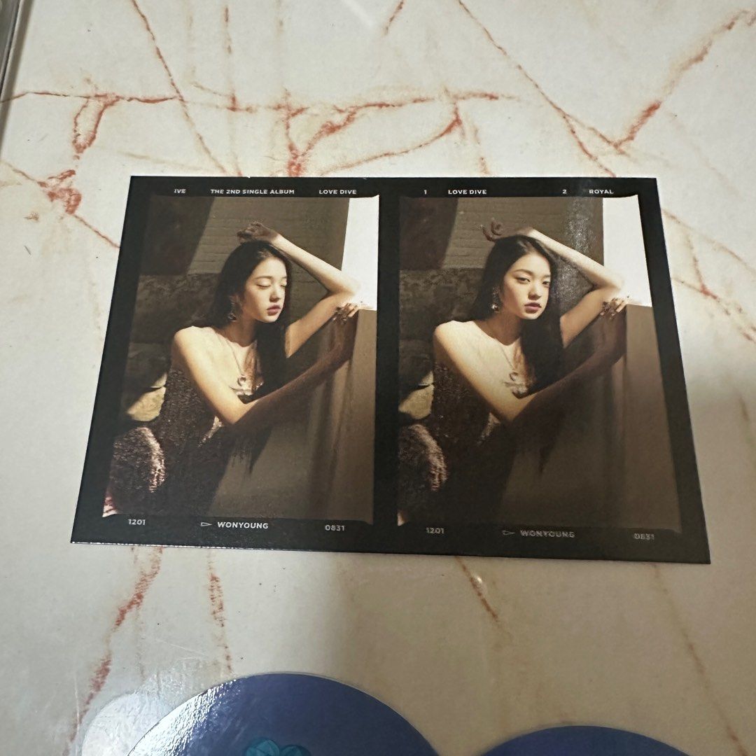 Love dive ive wonyoung cd set no pc (Category: CDs & DVDs) located in Malabon City. Submitted by djstoree (Listing ID 1231794344, Image 2). Description: Damage cd case cover only All inclusions in first pic .