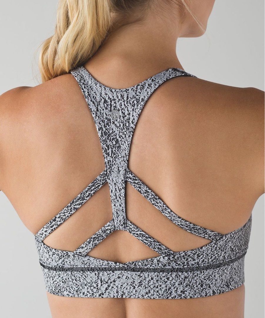 Lululemon Circuit Breaker Bra Power Luxtreme Spray Jacquard