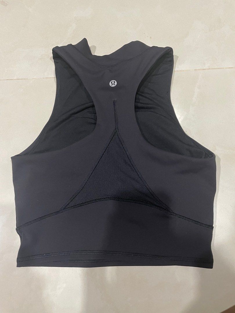 Everlux and Mesh Cropped Tank Top