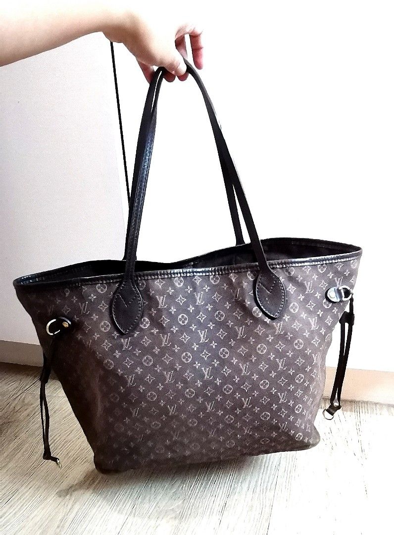 Louis Vuitton Neverfull MM Black Mini Lin Tote Shopper bag Louis Vuitton