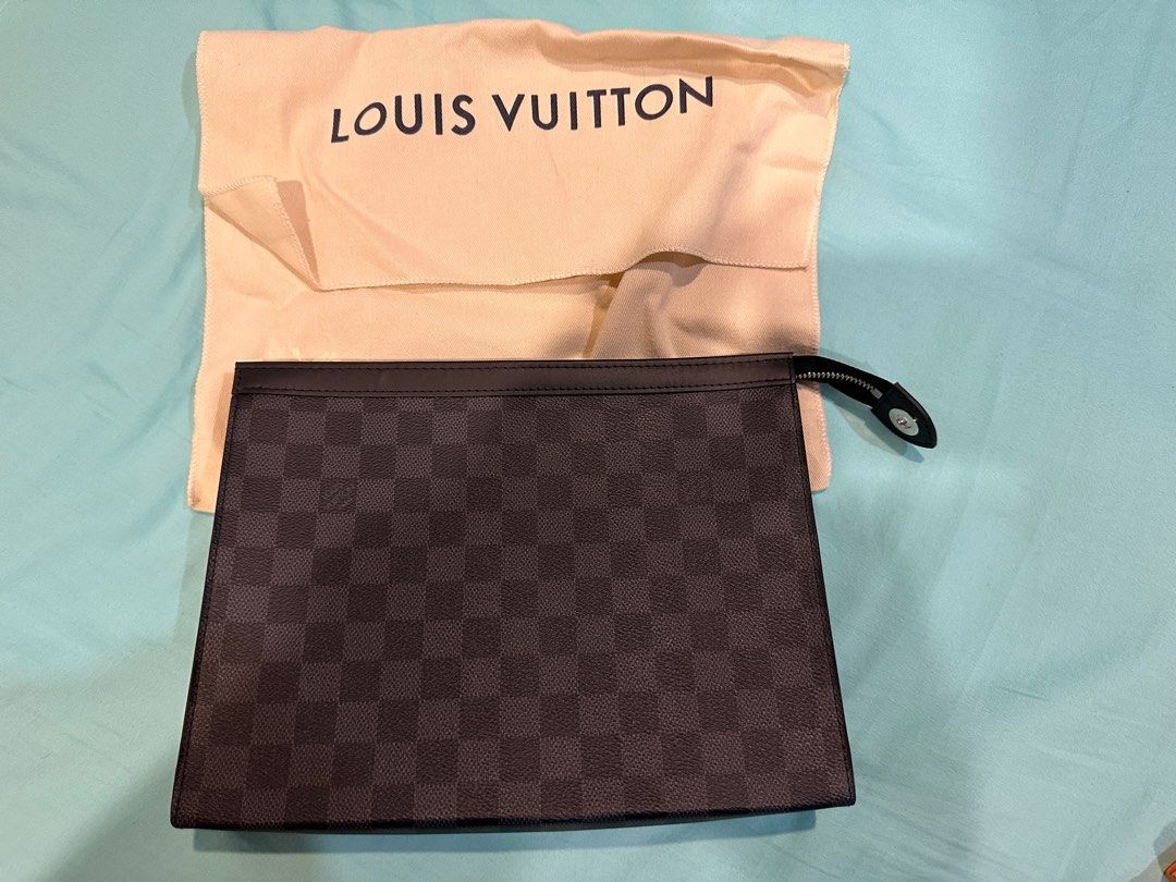 LV Pochette Voyage MM Damier Graphite Luxury Bags Wallets on Carousell