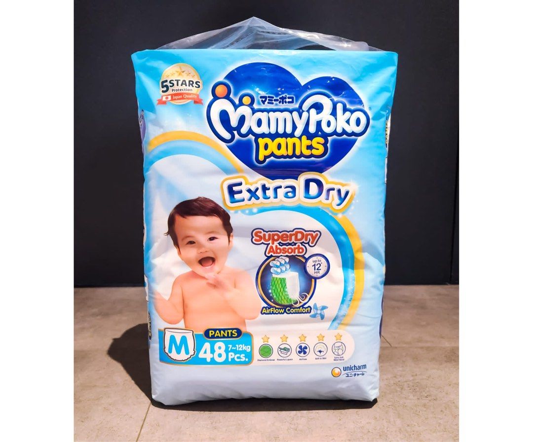 Mamypoko pants M size, Babies & Kids, Bathing & Changing, Diapers