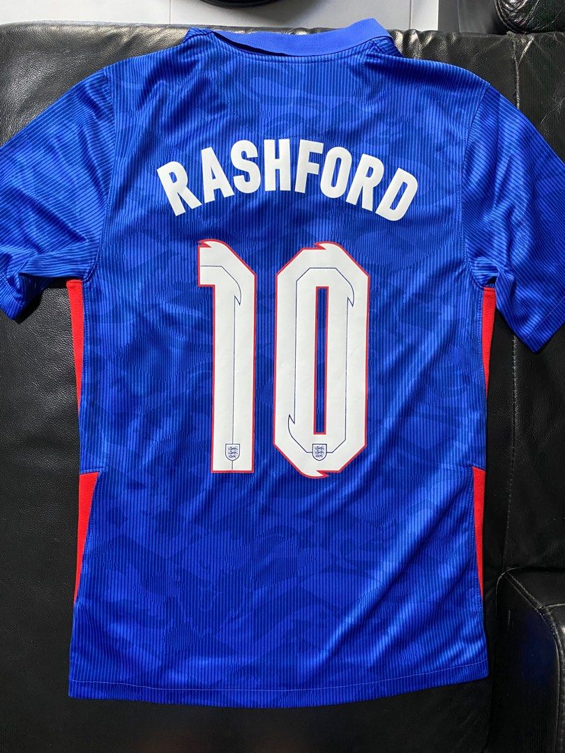Marcus Rashford England Away Jersey, Men's Fashion, Activewear on Carousell
