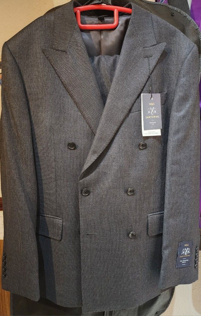 Marks and spencer double breasted blazer online