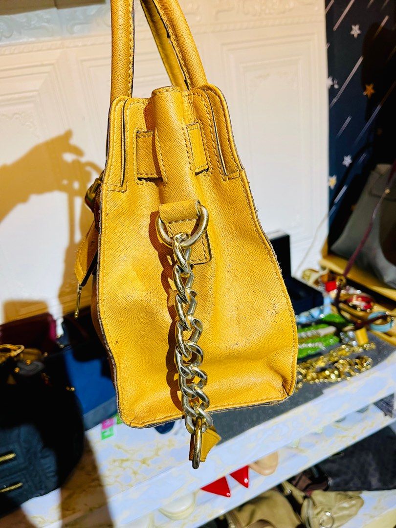 Michael kors hamilton yellow online