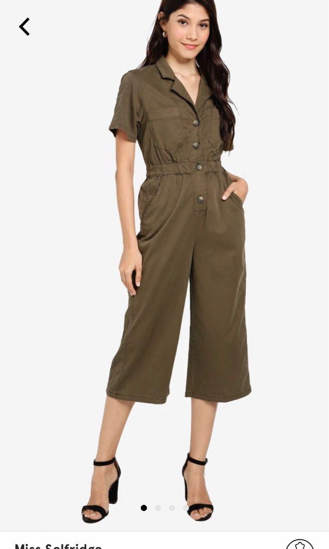 Miss selfridge hotsell utility playsuit