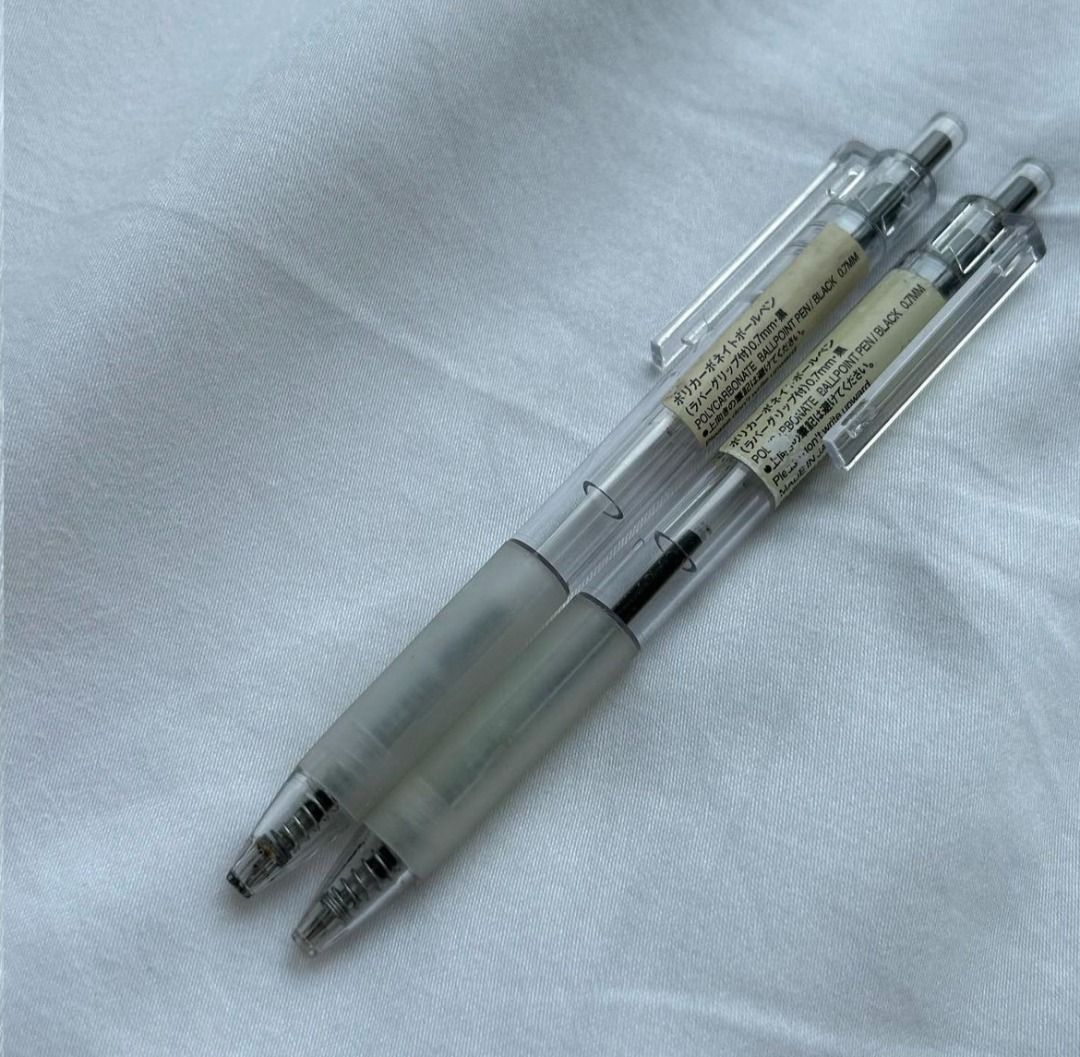 muji pens, 興趣及遊戲, 手作＆自家設計, 文具 Carousell