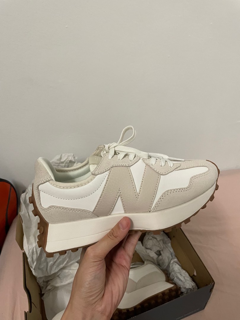 New Balance 327 in Beige Womens Women s Fashion Footwear