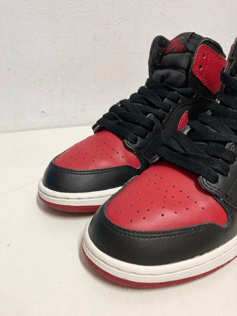 Nike Jordan 1 Bred banned GS OG 黑紅 禁穿 AJ1 女段 櫻木花道配色 休閒鞋 OG配色