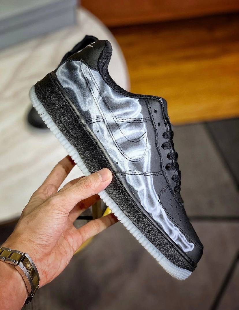 Air force 1 best sale 07 qs black