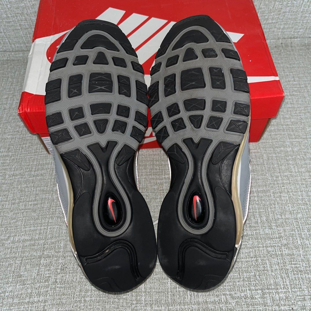 nike air max 98 grey red