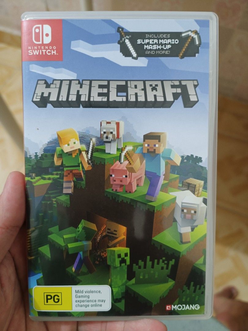 Nintendo switch games card Minecraft, Video Gaming, Video Games