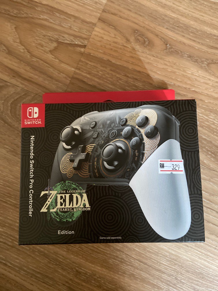 Nintendo Switch Pro Controller (Zelda TotK Edition), Original, Video ...
