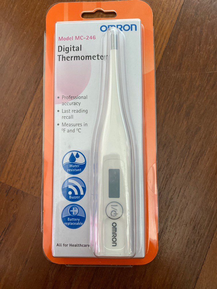 Omron Digital Thermometer, Health & Nutrition, Thermometers on Carousell