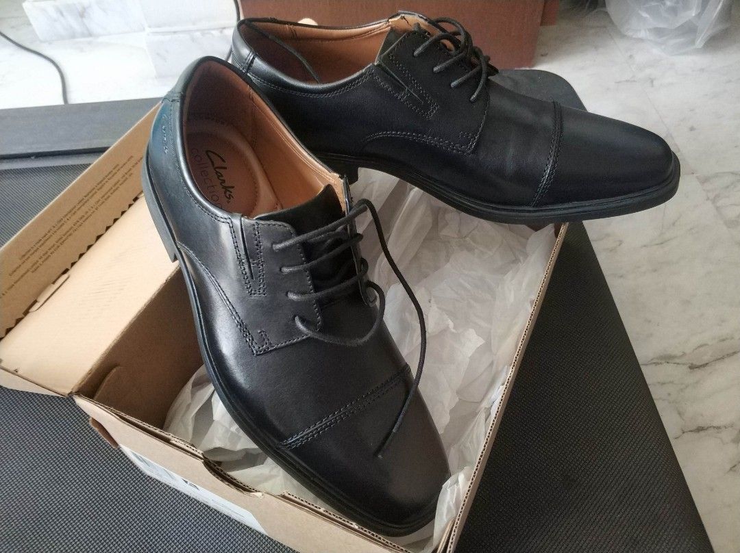 Clarks tilden cap black cheap