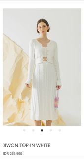 #oudre#cardigan#kardigan#whitecardi#top#jiwontop#knittop