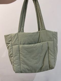 Paper Bunny Puffer Shopper
