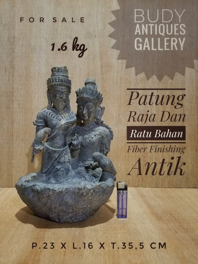 Patung Raja Dan Ratu Bahan Fiber Finishing Antik, Perabotan Rumah di ...