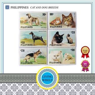 Philippines Cat and Dog Breeds Stamps