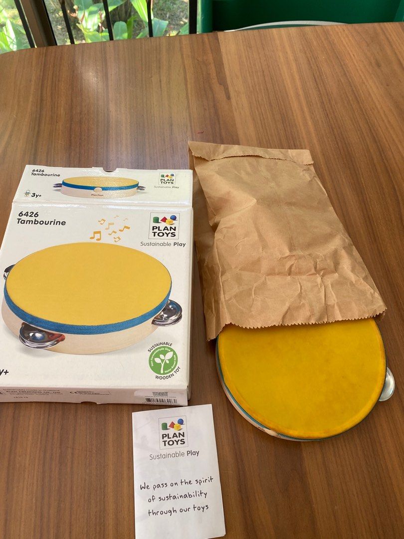 Plan toys hot sale tambourine