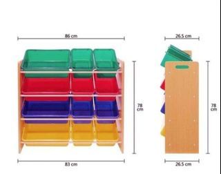 Plastic Toy Box Organizer