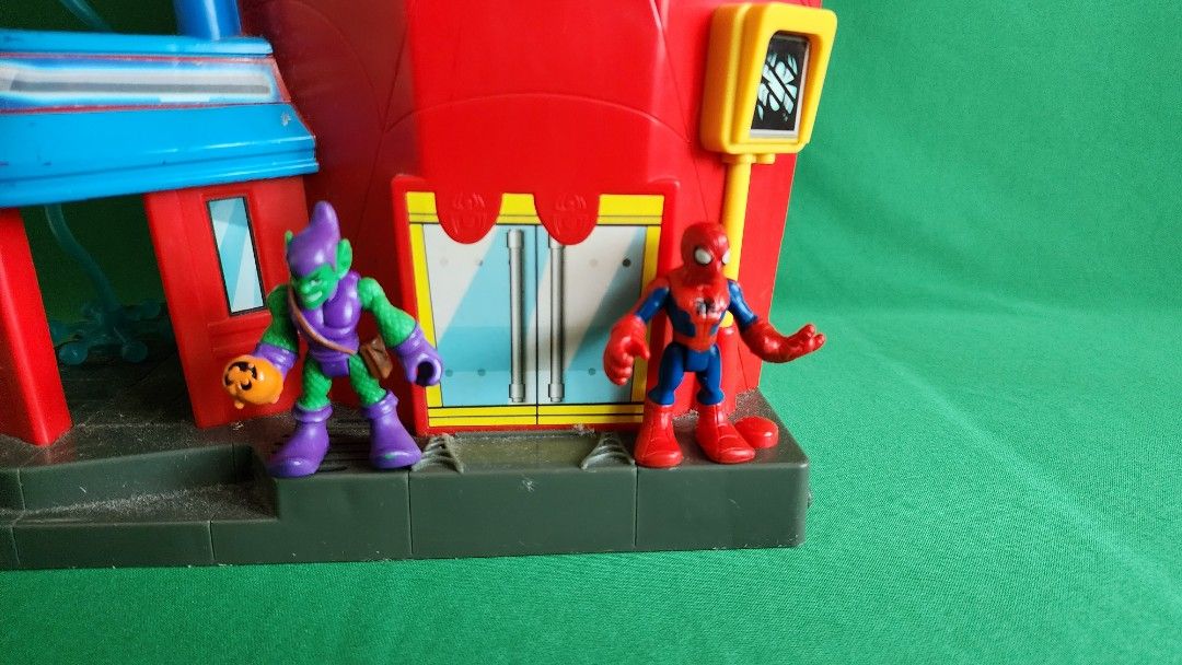 Playskool spiderman playset on sale