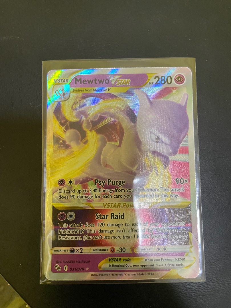Pokemon GO Mewtwo VMAX TCG, Hobbies & Toys, Toys & Games on Carousell