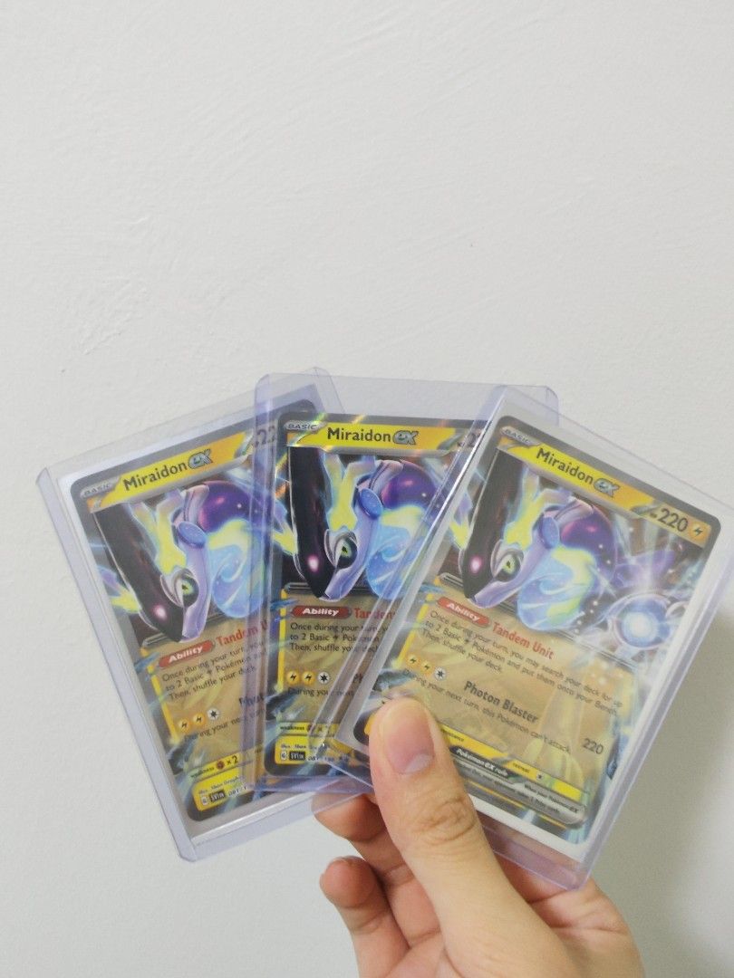 Pokemon TCG Miraidon Ex Full Art/Regular NFA Scarlet and Violet