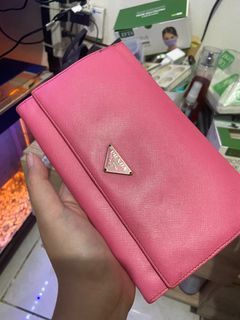 prada long wallet