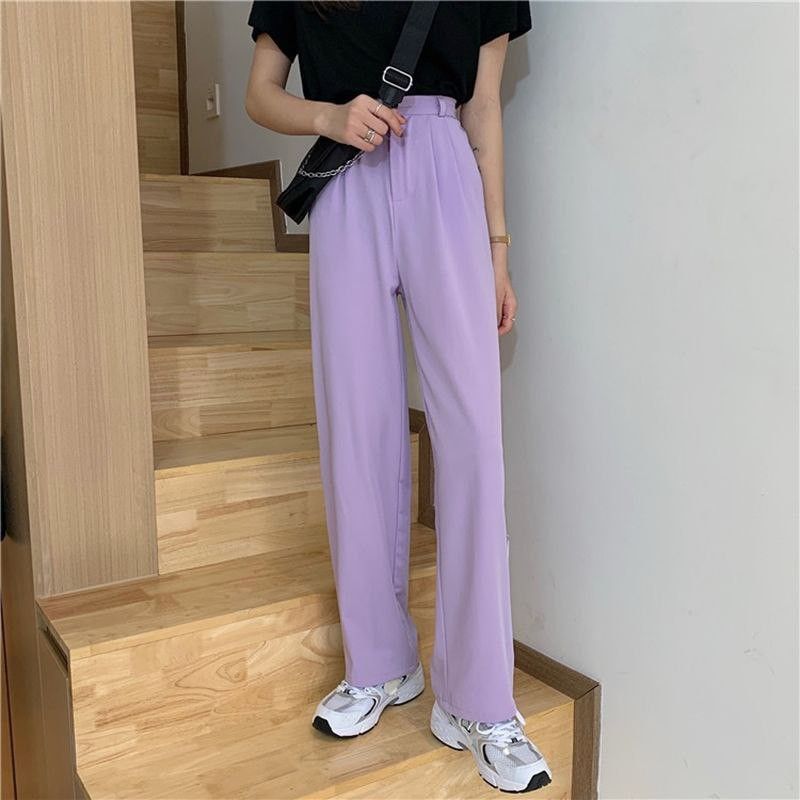 Purple online pants womens