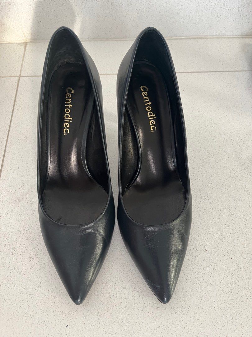 Real new arrivals leather heels