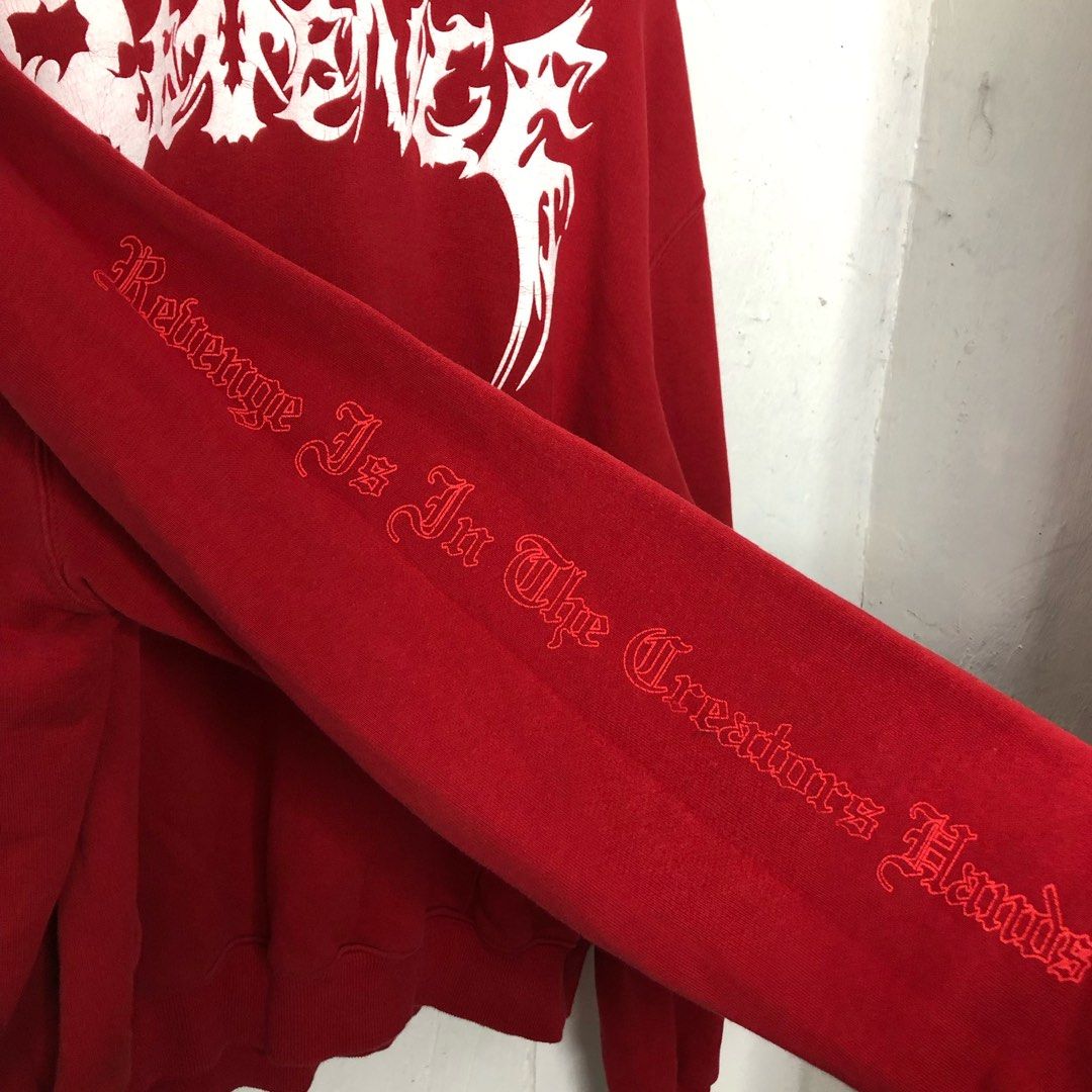 Revenge discount vetements hoodie