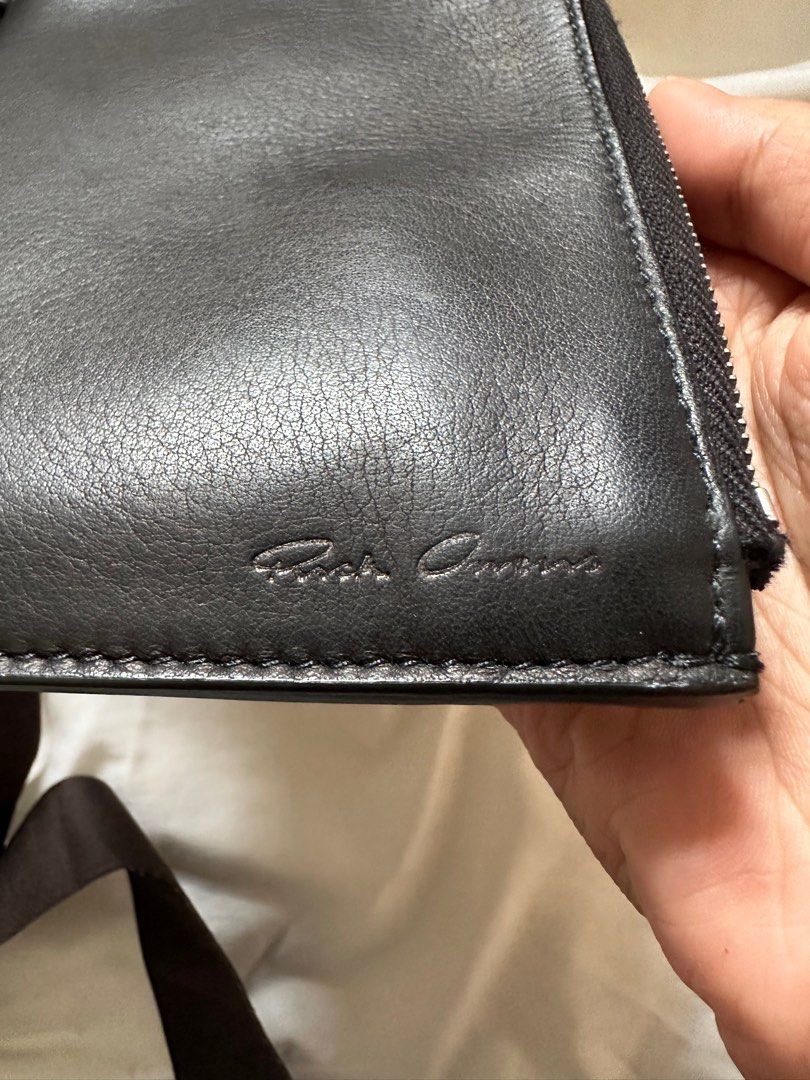 Rick Owens Neck Wallet, Luxury, Bags & Wallets on Carousell