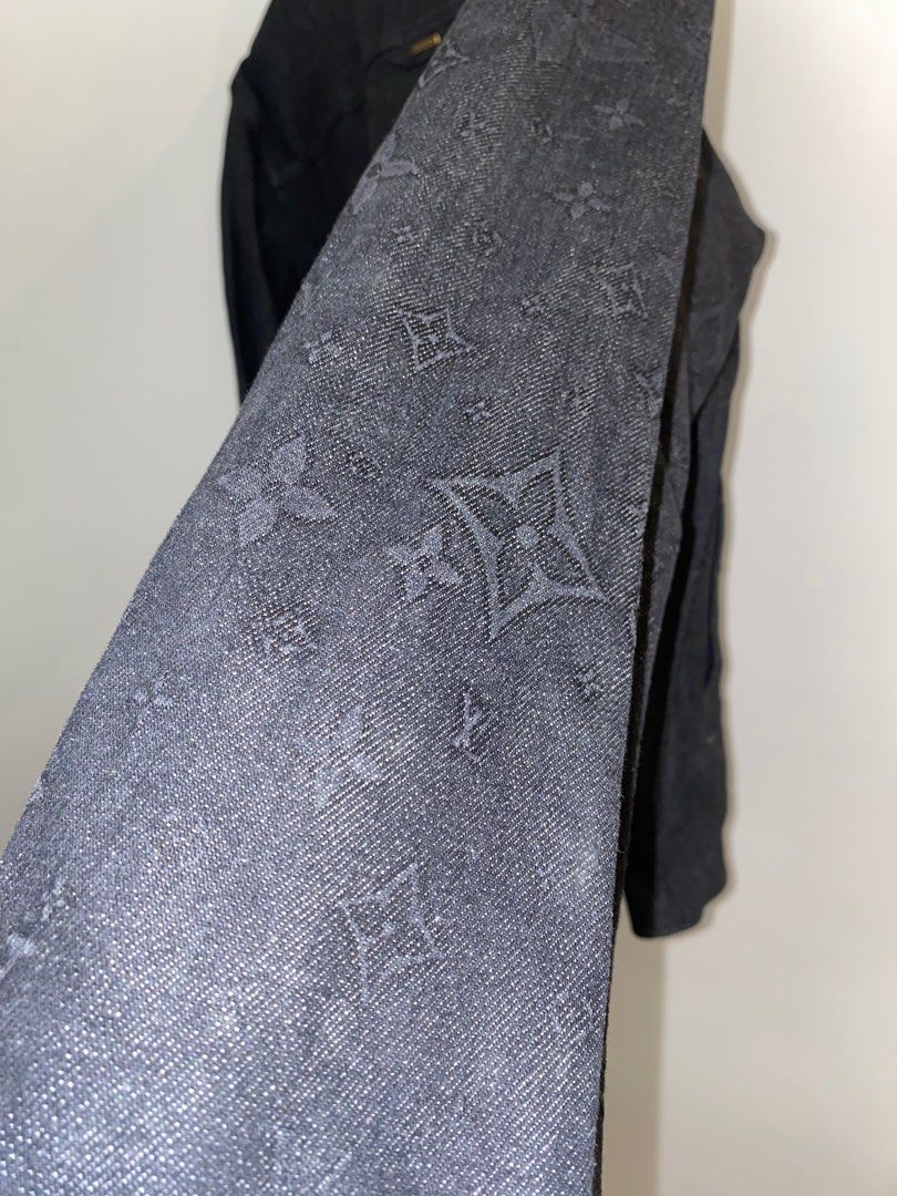 Louis Vuitton Black DNA Monogram Denim Jacket