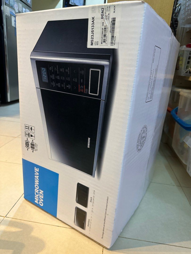 Samsung Microwave Oven MS23J5133AK, TV & Home Appliances, Kitchen ...