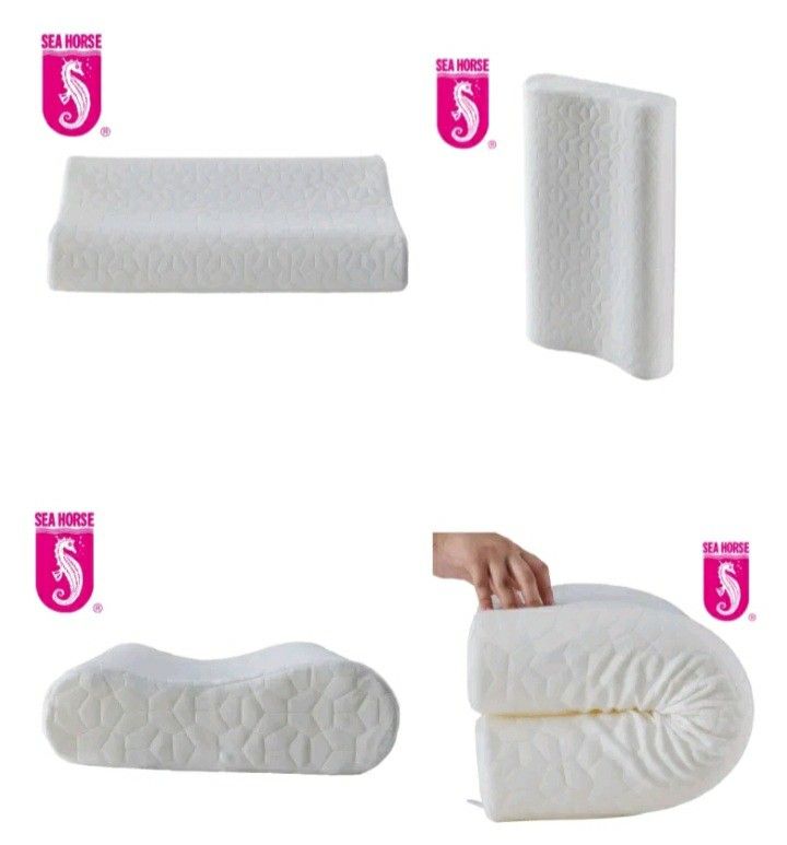 Seahorse contour pillow top
