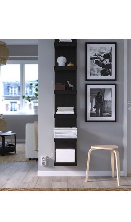 Ikea lack wall shelf sales unit black