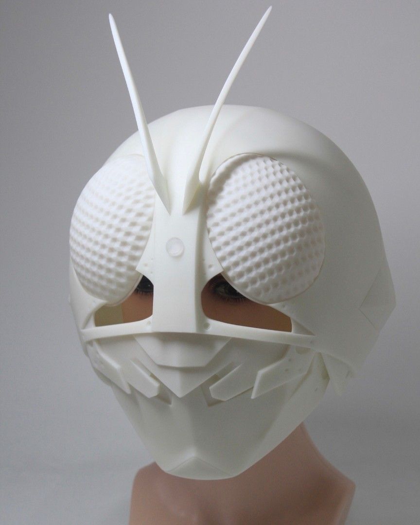 Shin Kamen Rider Helmet 3D printing, STL file, Hobbies & Toys, Toys