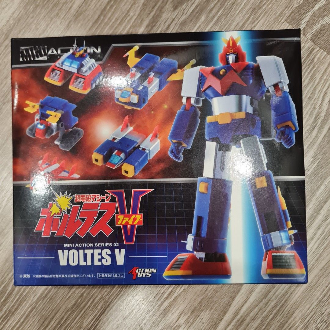 Super Electromagnetic Machine Voltes V Mini Action Series Voltes V