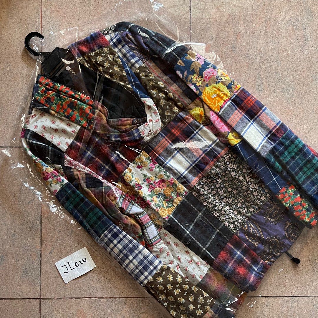 Supreme patchwork anorak top