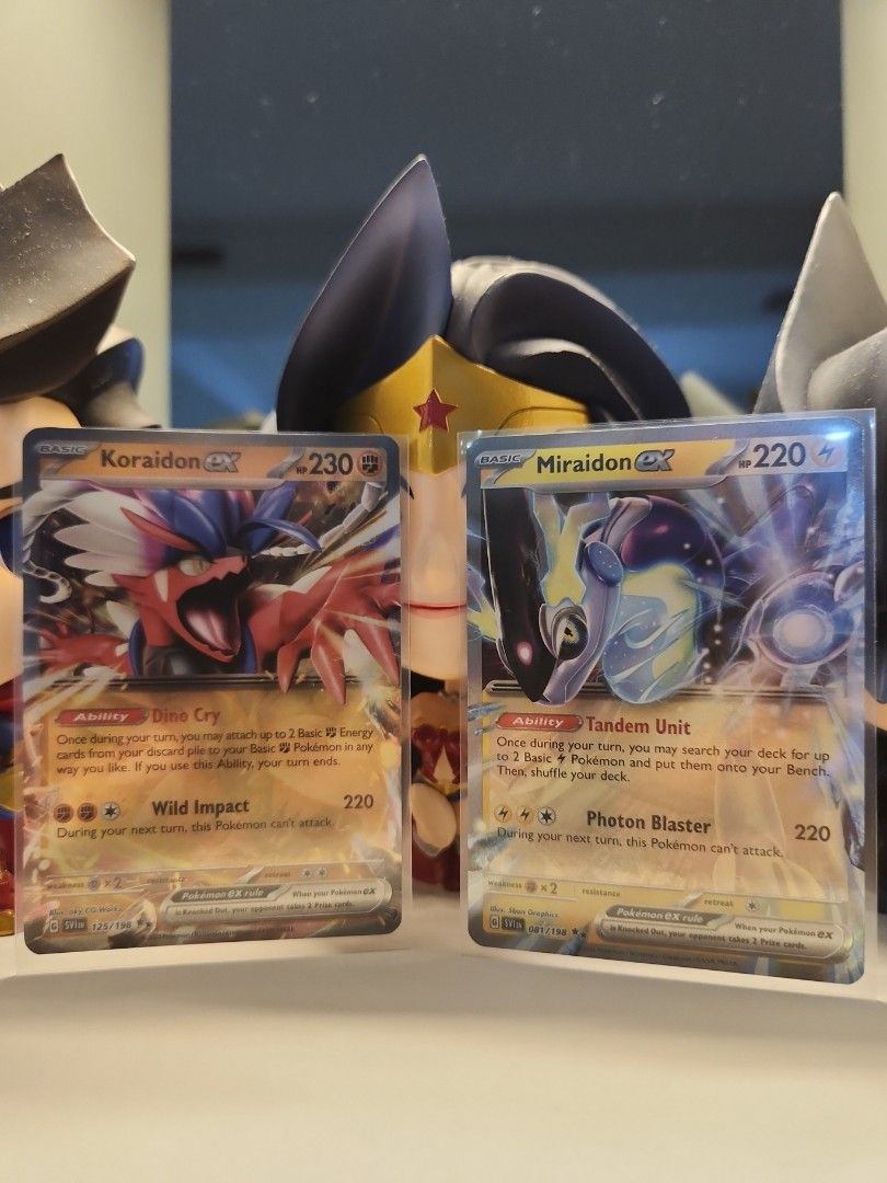 SV01 Koraidon & Miraidon EX, Hobbies & Toys, Toys & Games on Carousell SV01 Koraidon & Miraidon EX, Hobbies & Toys, Toys & Games on Carousell